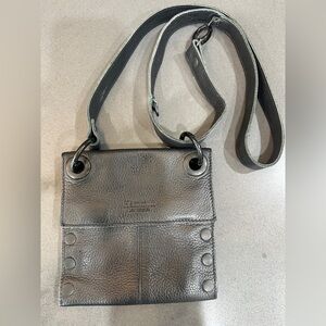 Hammitt Crossbody Small Black Pebbled Leather with Black Hardware. EUC